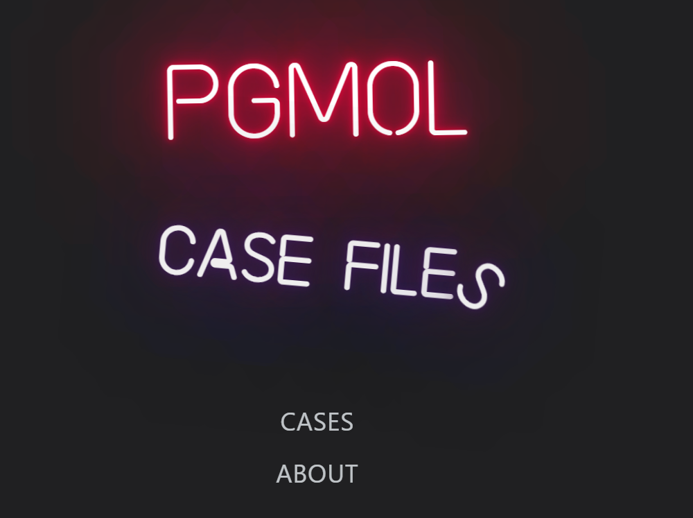 PGMOL Case Files Website